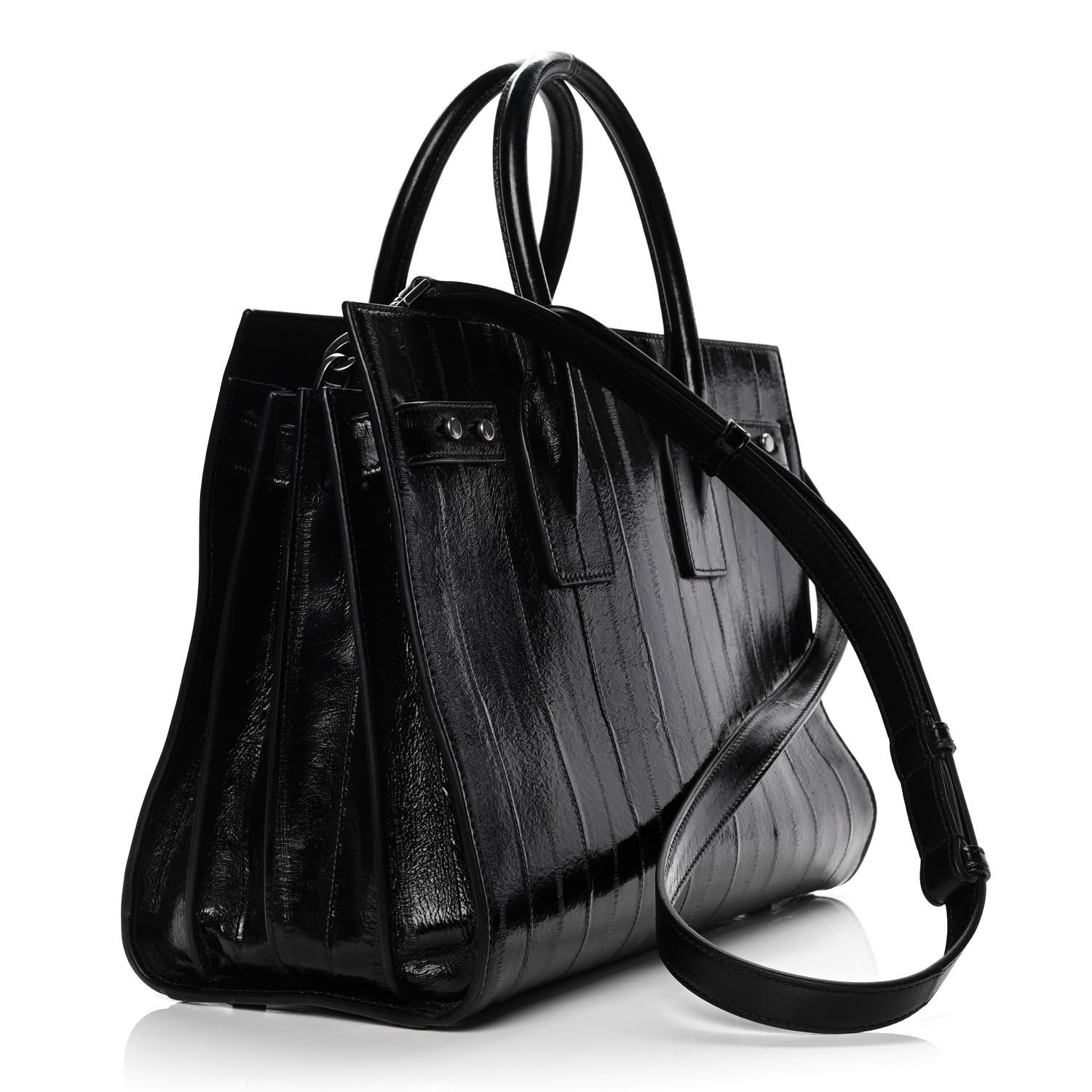 Saint Laurent Eel Small Sac De Jour Souple Black 4 of 12