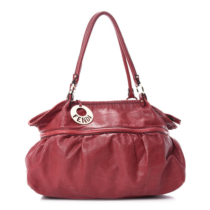 Fendi Calfskin Large Chef Shopper Tote Rosso 1 of 17
