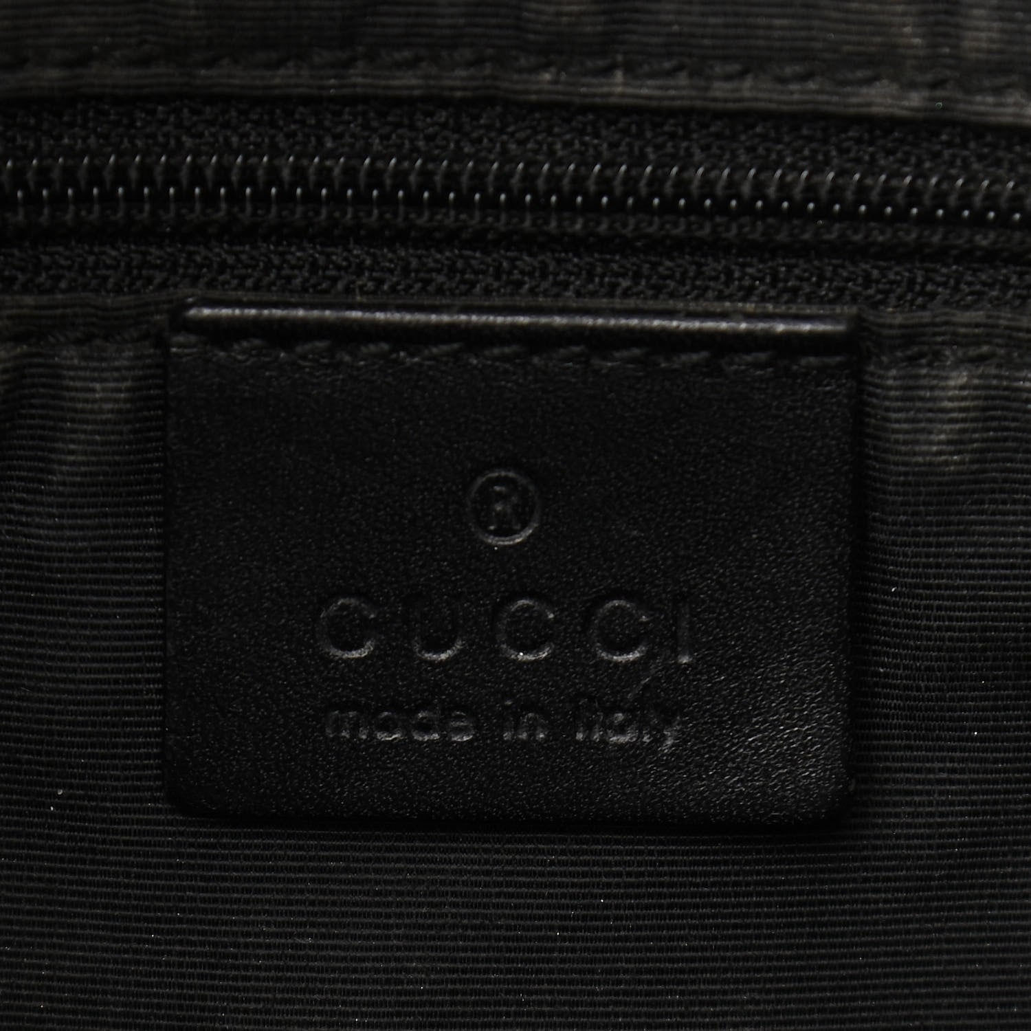Gucci Denim Monogram Small Jackie O Hobo Black 5 of 12