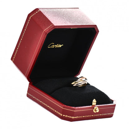 Cartier 18K Pink Yellow White Gold Classic Trinity Ring 49 5 5 of 5