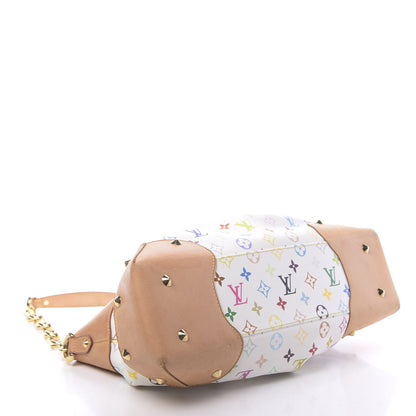 Louis Vuitton Monogram Multicolor Judy GM White 5 of 10