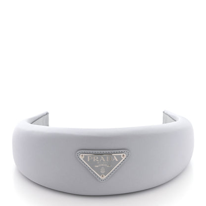 Prada Re-Nylon Triangle Logo Headband Fiordaliso 3 of 6