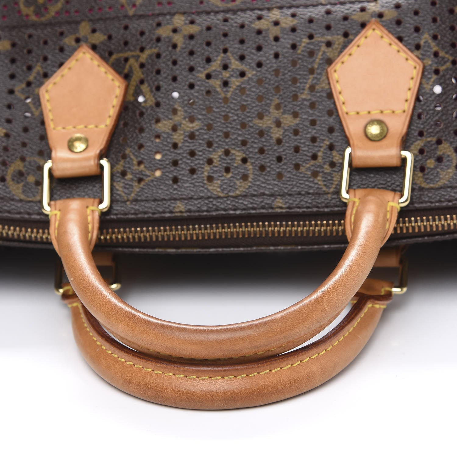 Louis Vuitton Monogram Perforated Speedy 30 Fuchsia 9 of 10