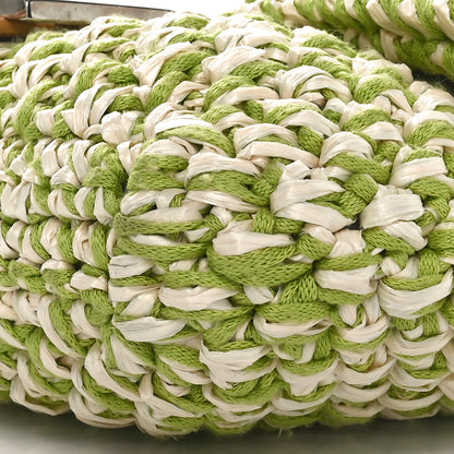 Fendi Woven Straw Baguette Green 9 of 9