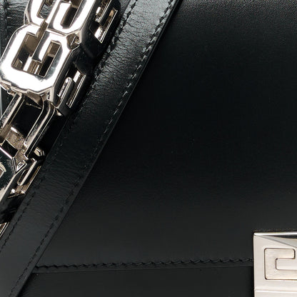 Givenchy Box Calfskin Medium 4G Cube Chain Shoulder Bag Black 10 of 16