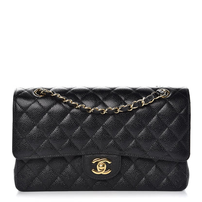 Chanel Caviar Quilted Medium Double Flap Black 1 of 7
