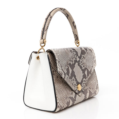 Louis Vuitton Snakeskin Monogram Double V Creme 3 of 11
