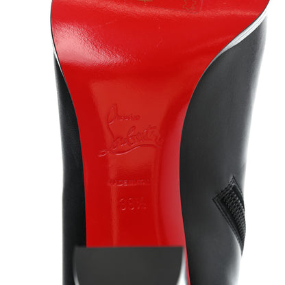 Christian Louboutin Calfskin Adox 85 Ankle Boots 38.5 Black 6 of 9