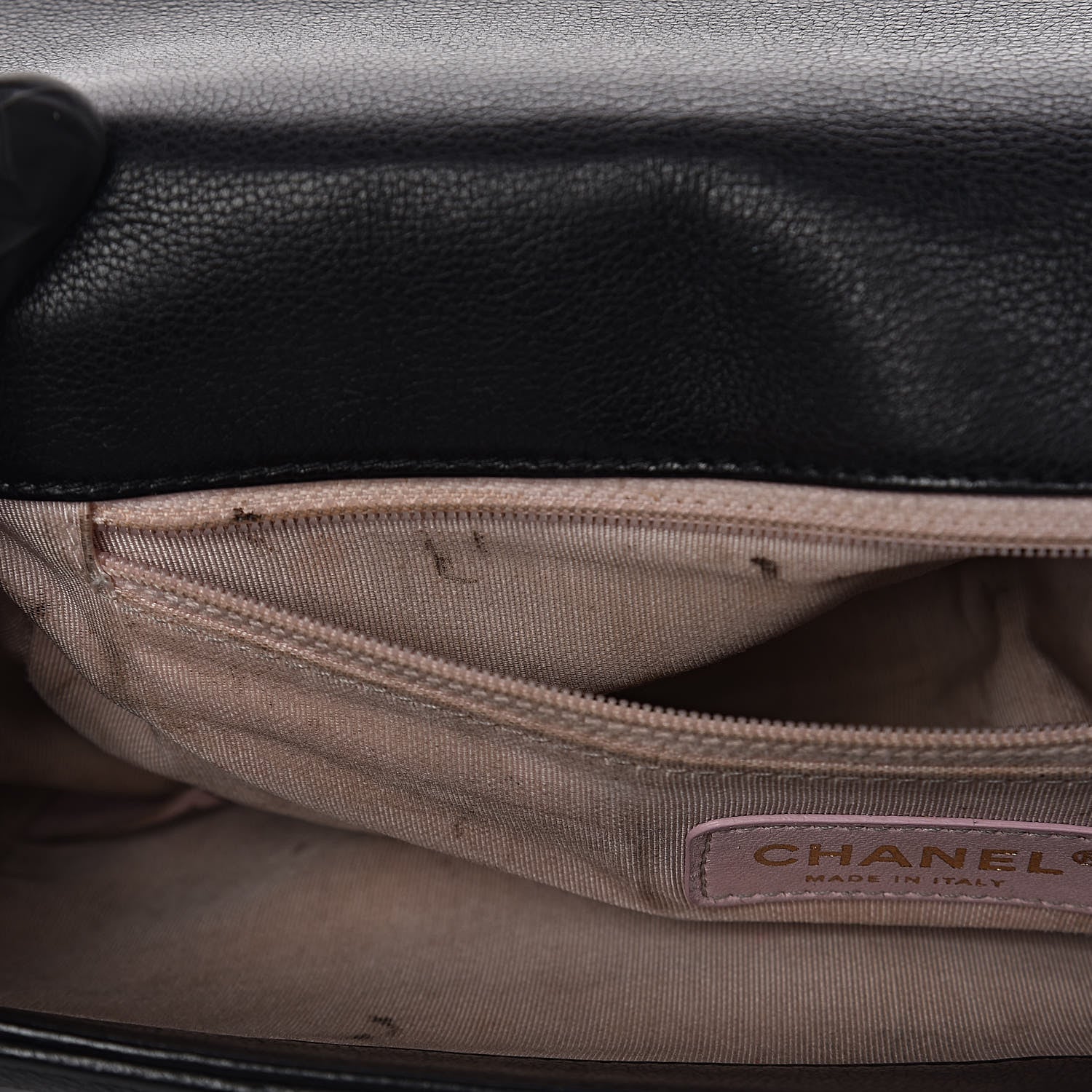 Chanel Caviar Quilted Large Studded Flap Black 10 of 23