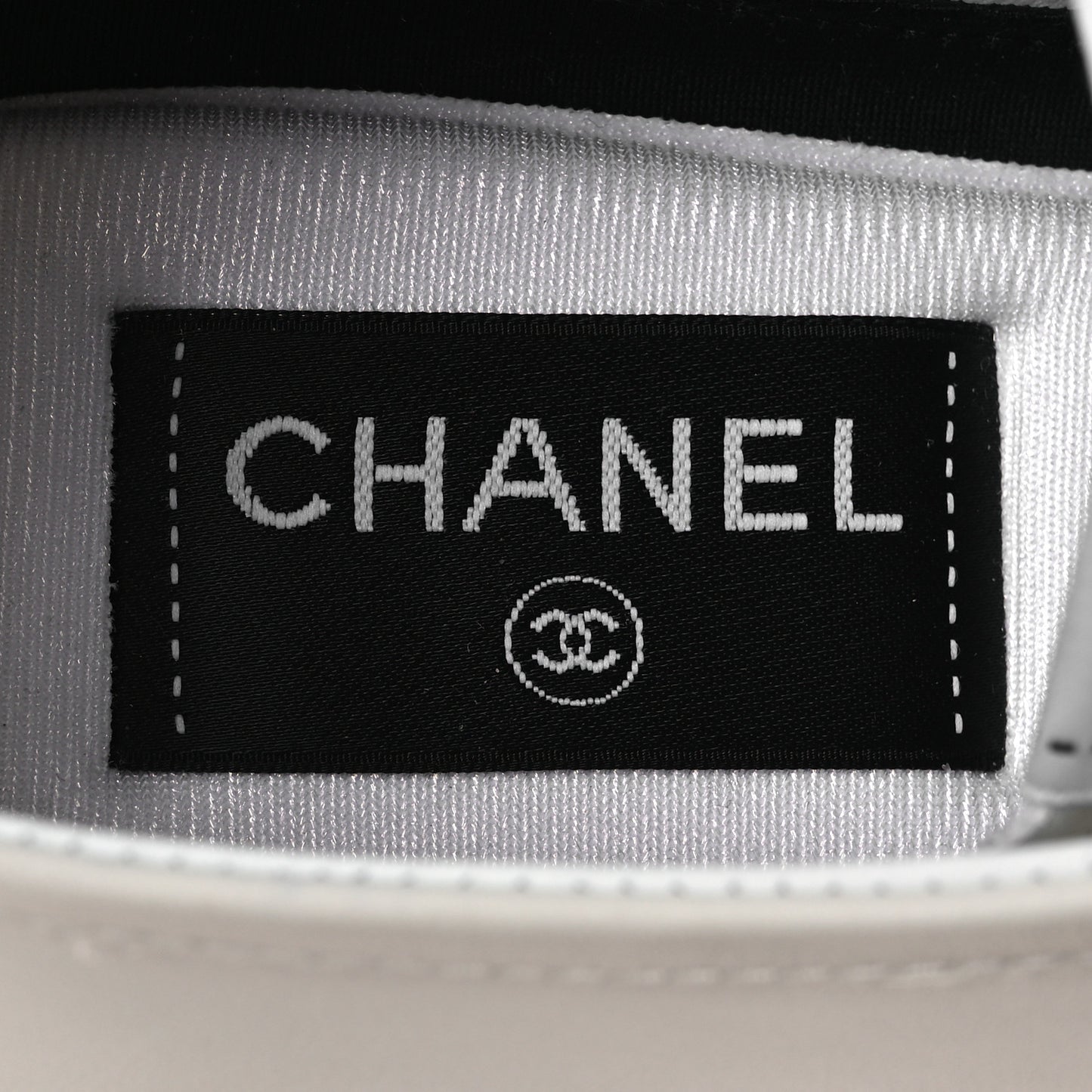 Calfskin Embossed Suede Sneakers 39.5 White Black