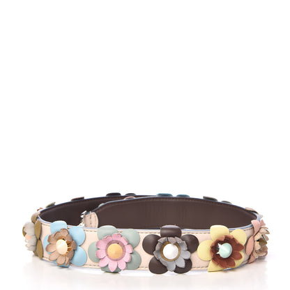 Fendi Vitello Dolce Flowerland Studded Strap You Camelia Moresco Multicolor 2 of 3