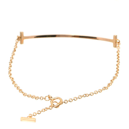 Tiffany 18K Rose Gold T Smile Bracelet 3 of 5