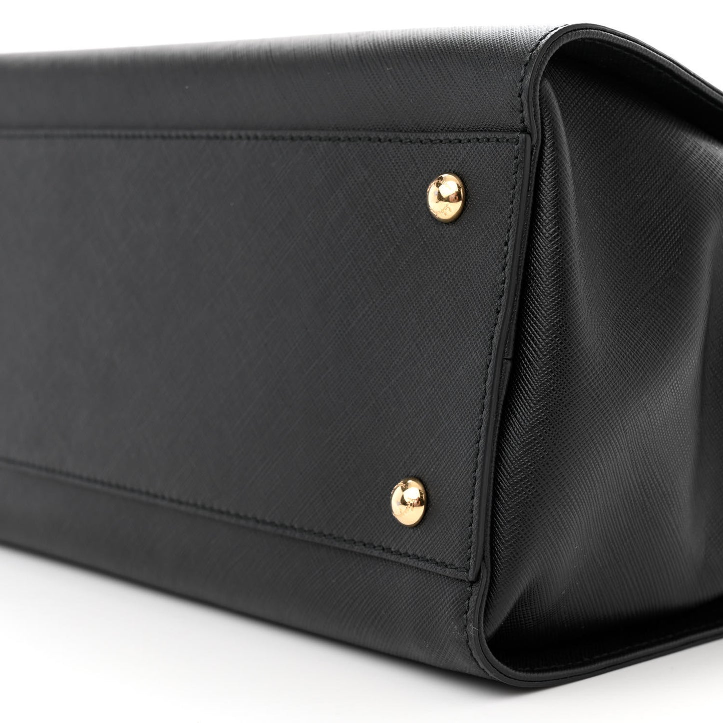 Hammered Calfskin Briana Tote Black