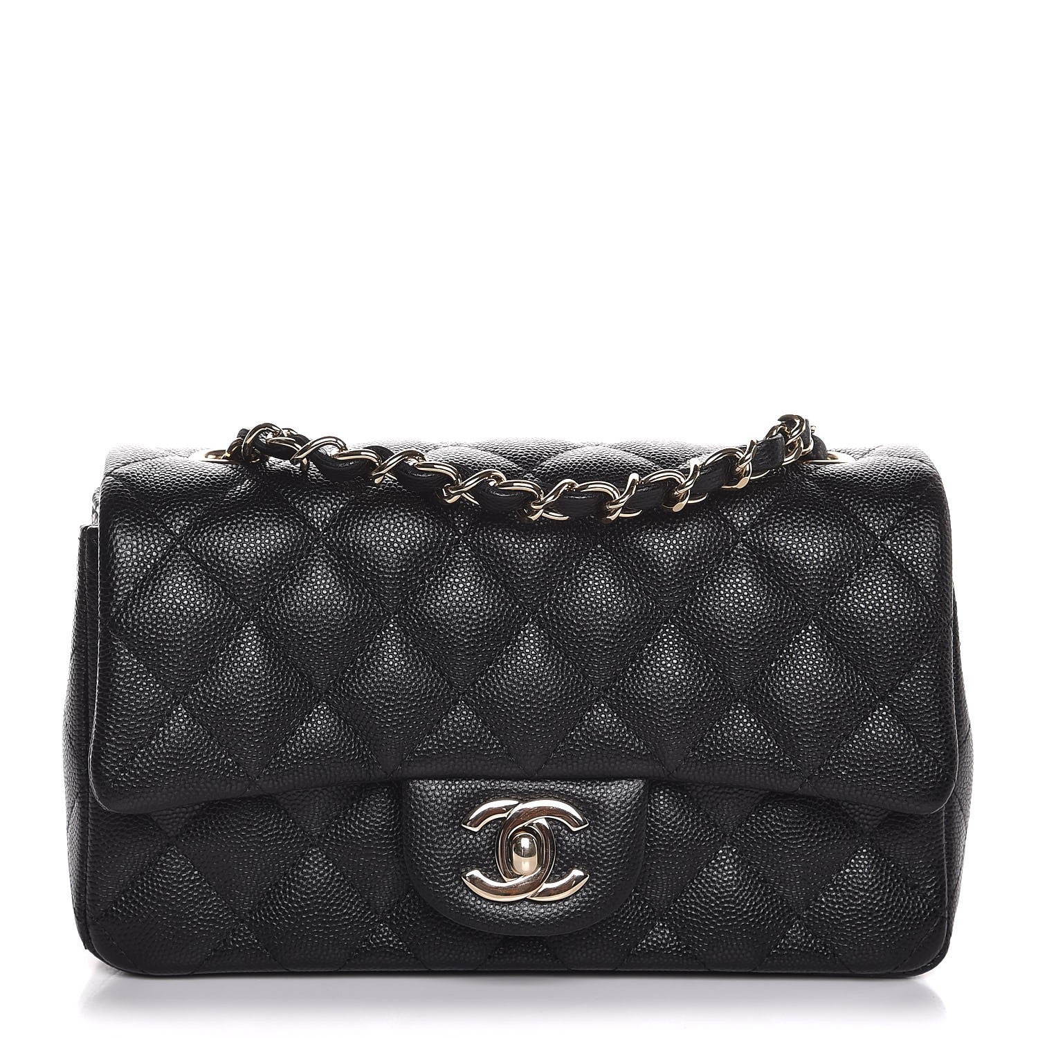 Chanel Caviar Quilted Mini Rectangular Flap Black 1 of 8