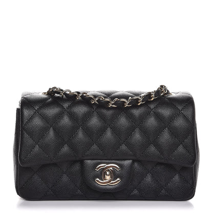 Chanel Caviar Quilted Mini Rectangular Flap Black 1 of 8