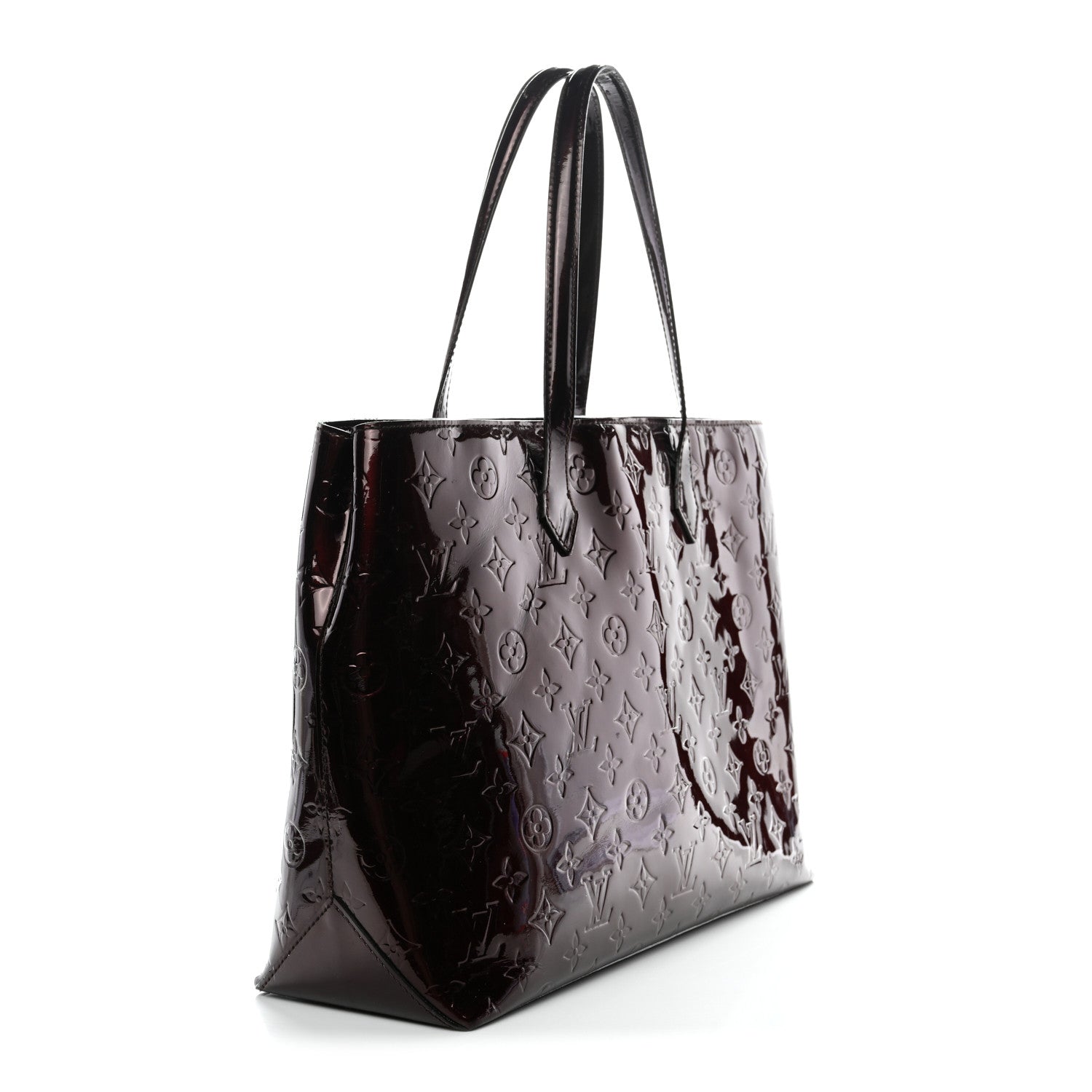 Louis Vuitton Vernis Wilshire MM Rouge Fauviste 3 of 13