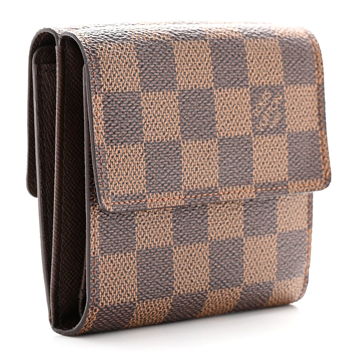 Louis Vuitton Damier Ebene Elise Wallet 3 of 12