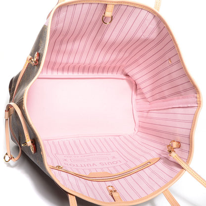 Louis Vuitton Monogram Capri V Neverfull MM Rose Ballerine 7 of 11