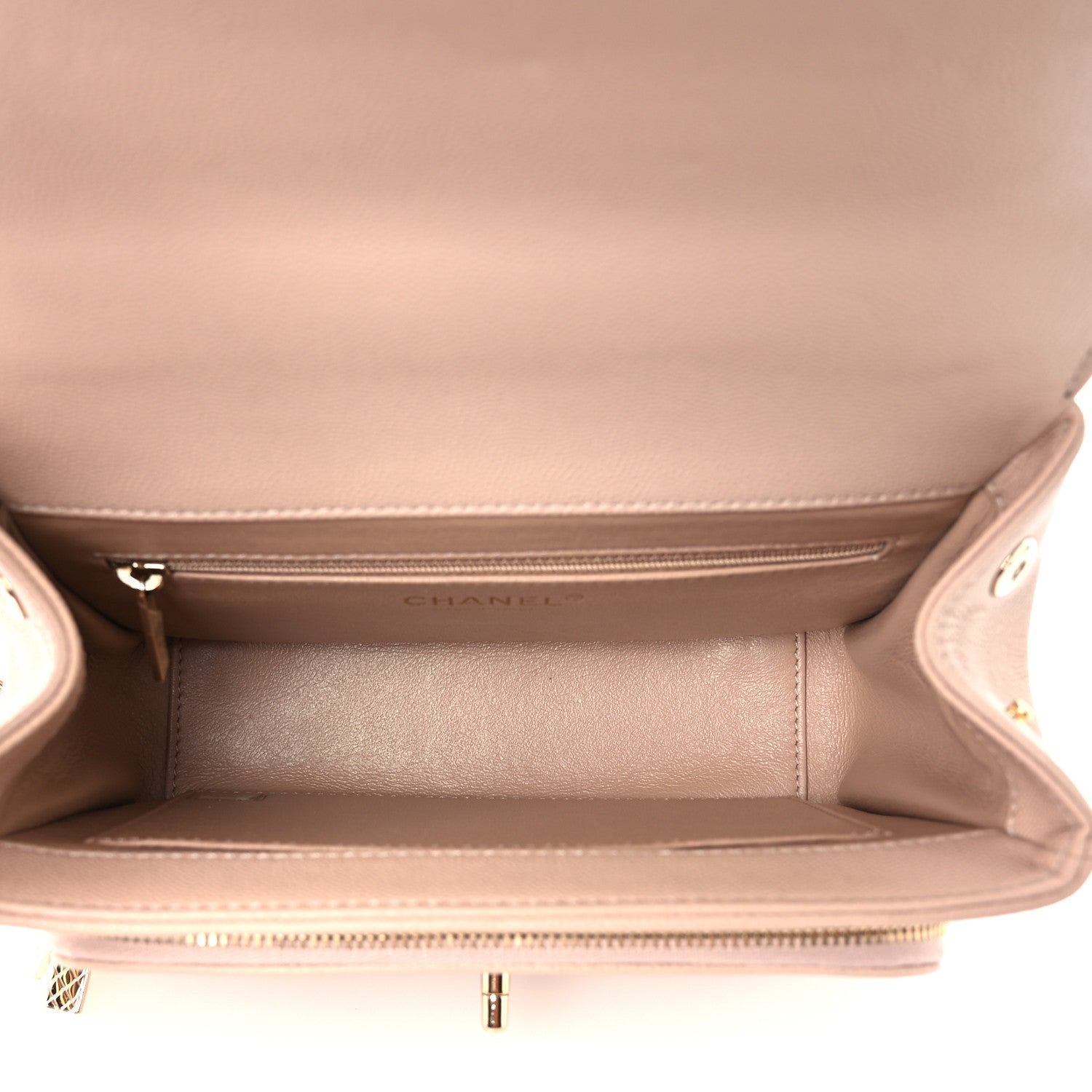 Chanel Caviar Quilted Medium Business Affinity Flap Beige 5 of 11