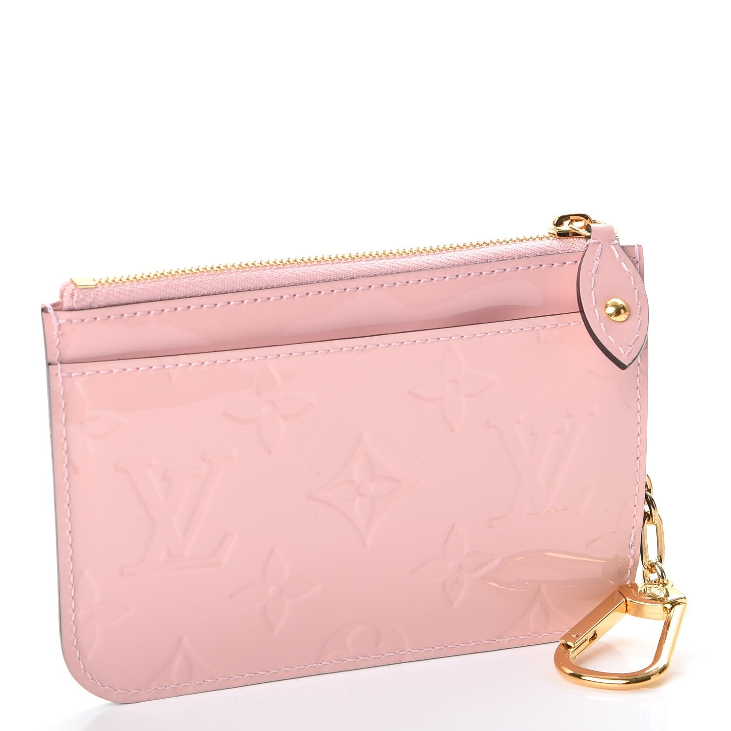 Louis Vuitton Vernis Key Pouch Rose Ballerine 3 of 8
