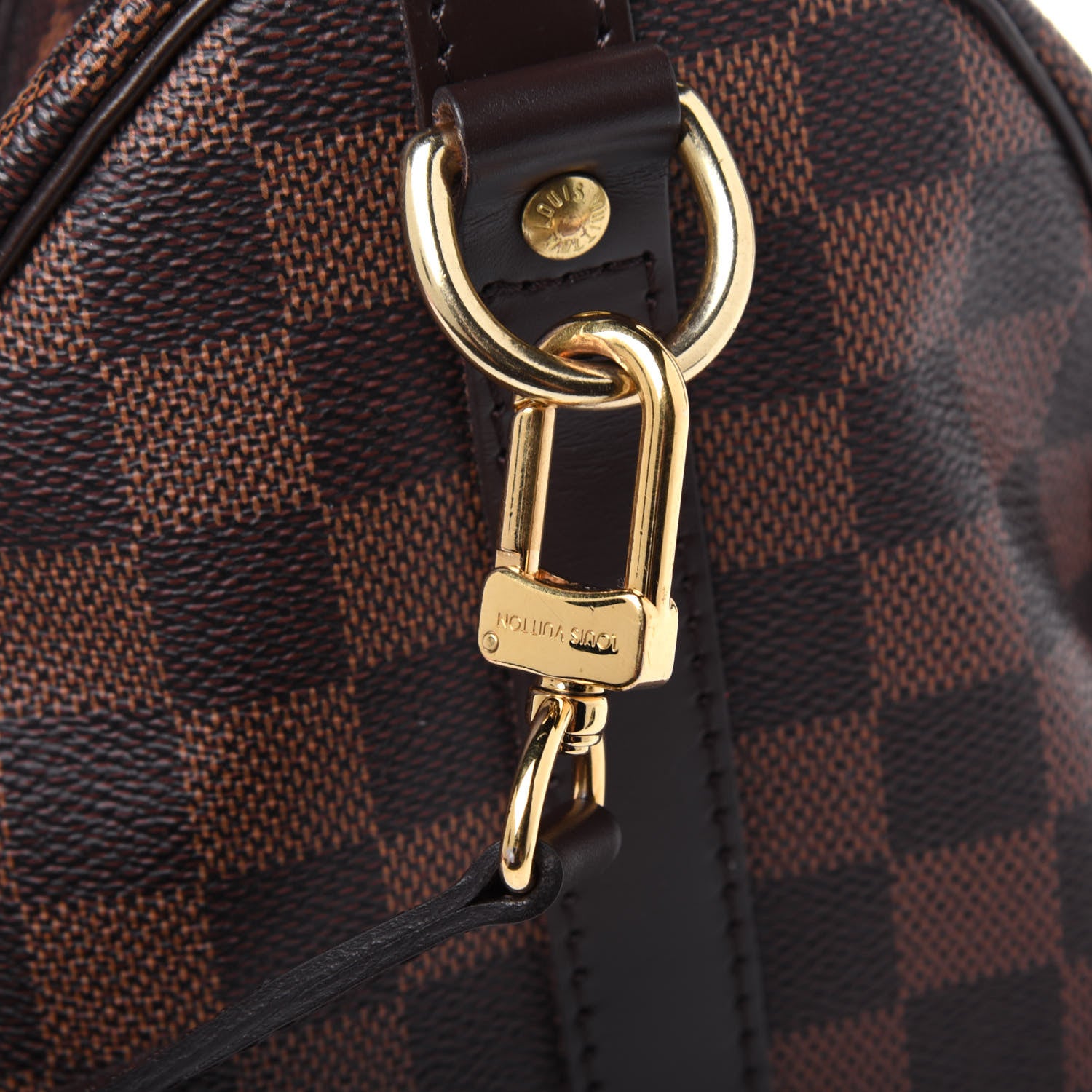 Louis Vuitton Damier Ebene Speedy Bandouliere 25 17 of 21