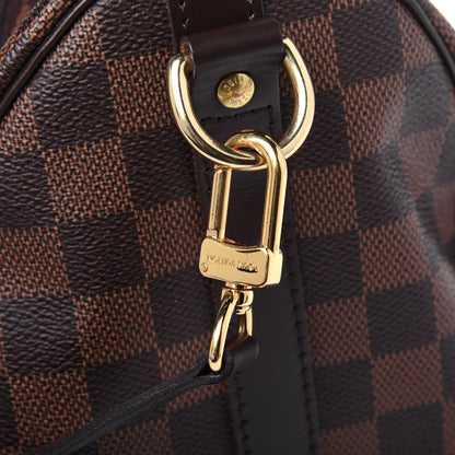 Louis Vuitton Damier Ebene Speedy Bandouliere 25 17 of 21
