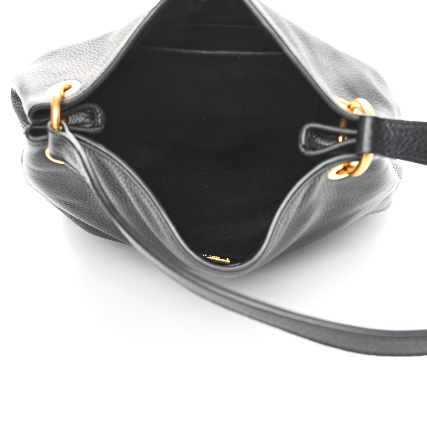 Miu Miu Vitello Phenix Shoulder Bag Black 4 of 11