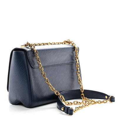 Louis Vuitton Epi Twist Shoulder Bag MM Indigo 3 of 11