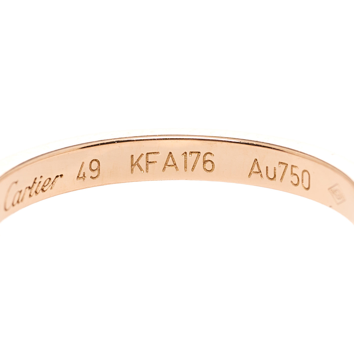 18K Pink Gold Diamond Ballerine Wedding Band Ring 49 5