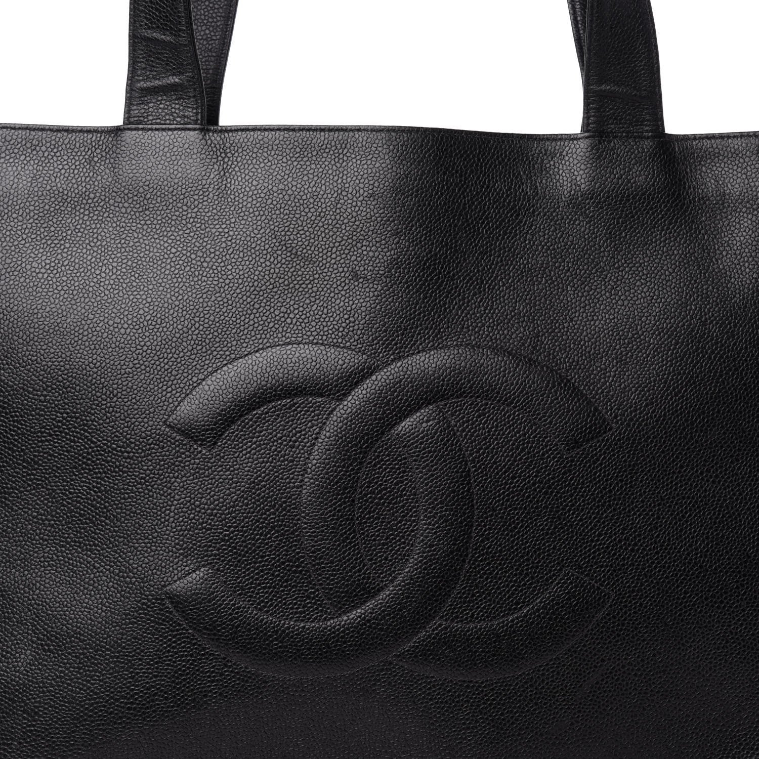 Chanel Caviar CC Tote Black 11 of 11