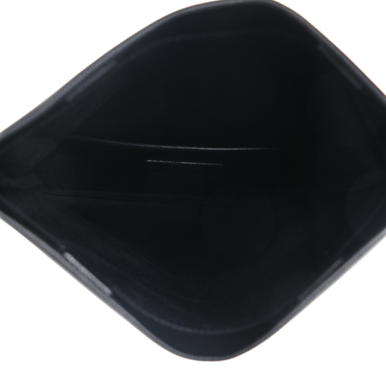 Saint Laurent Grain De Poudre West Hollywood Monogram Fold Over Clutch Black 5 of 8