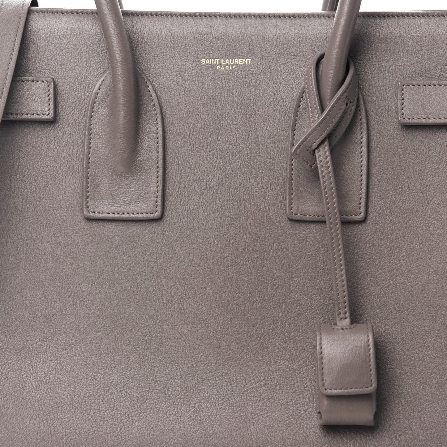 Grained Calfskin Small Sac De Jour Fog