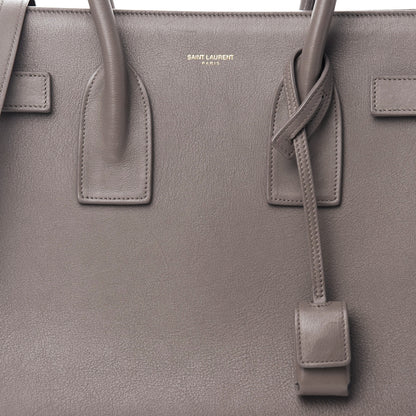 Saint Laurent Grained Calfskin Small Sac De Jour Fog 8 of 20