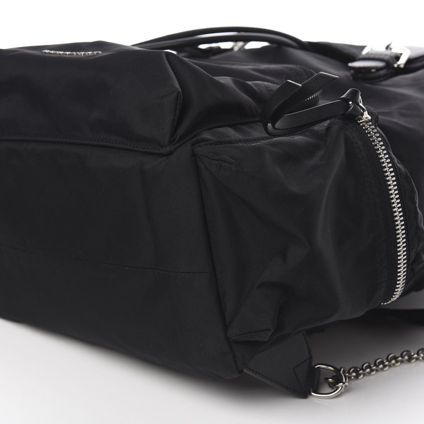 Technical Nylon Large Rucksack Backpack Black