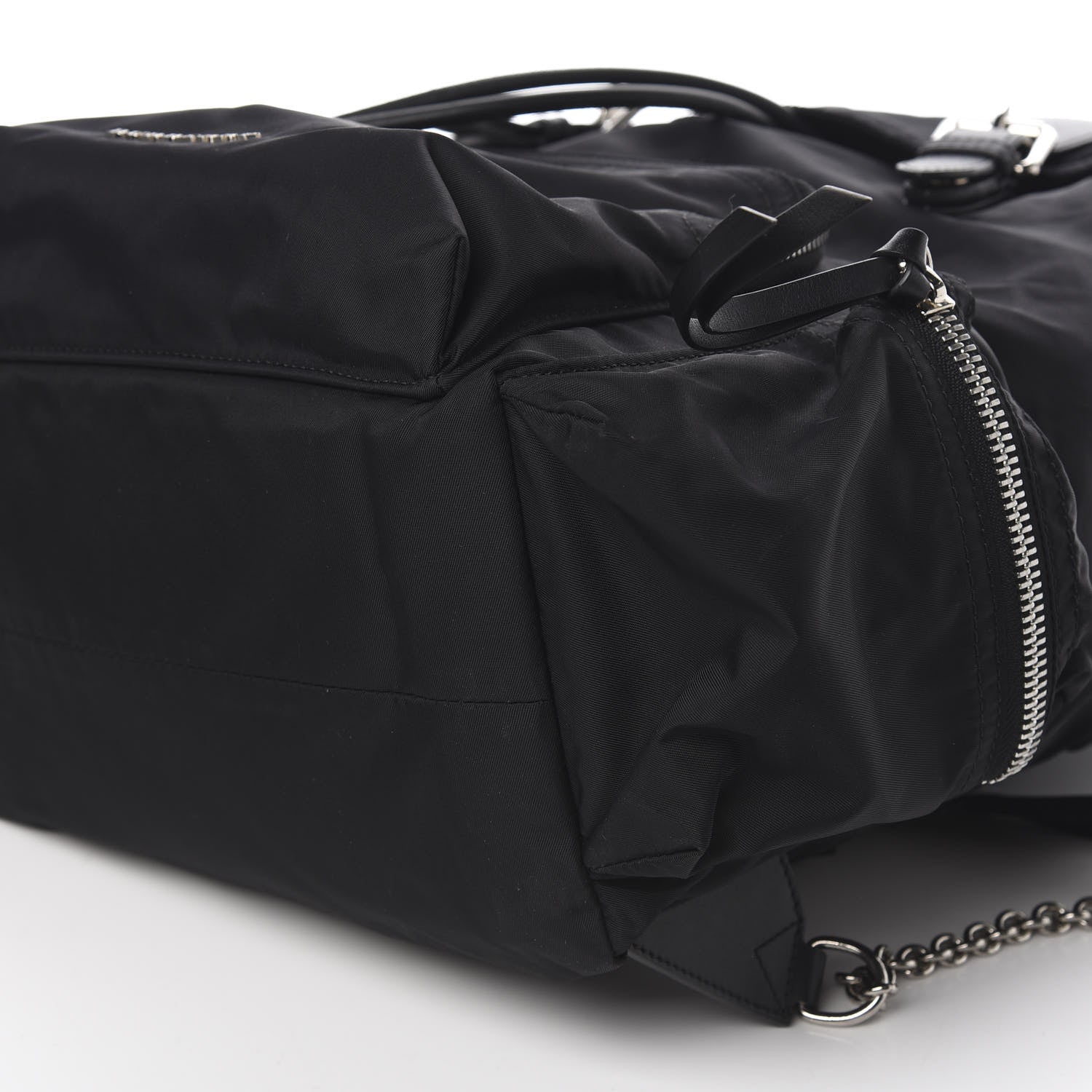 Burberry Technical Nylon Large Rucksack Backpack Black 8 of 9