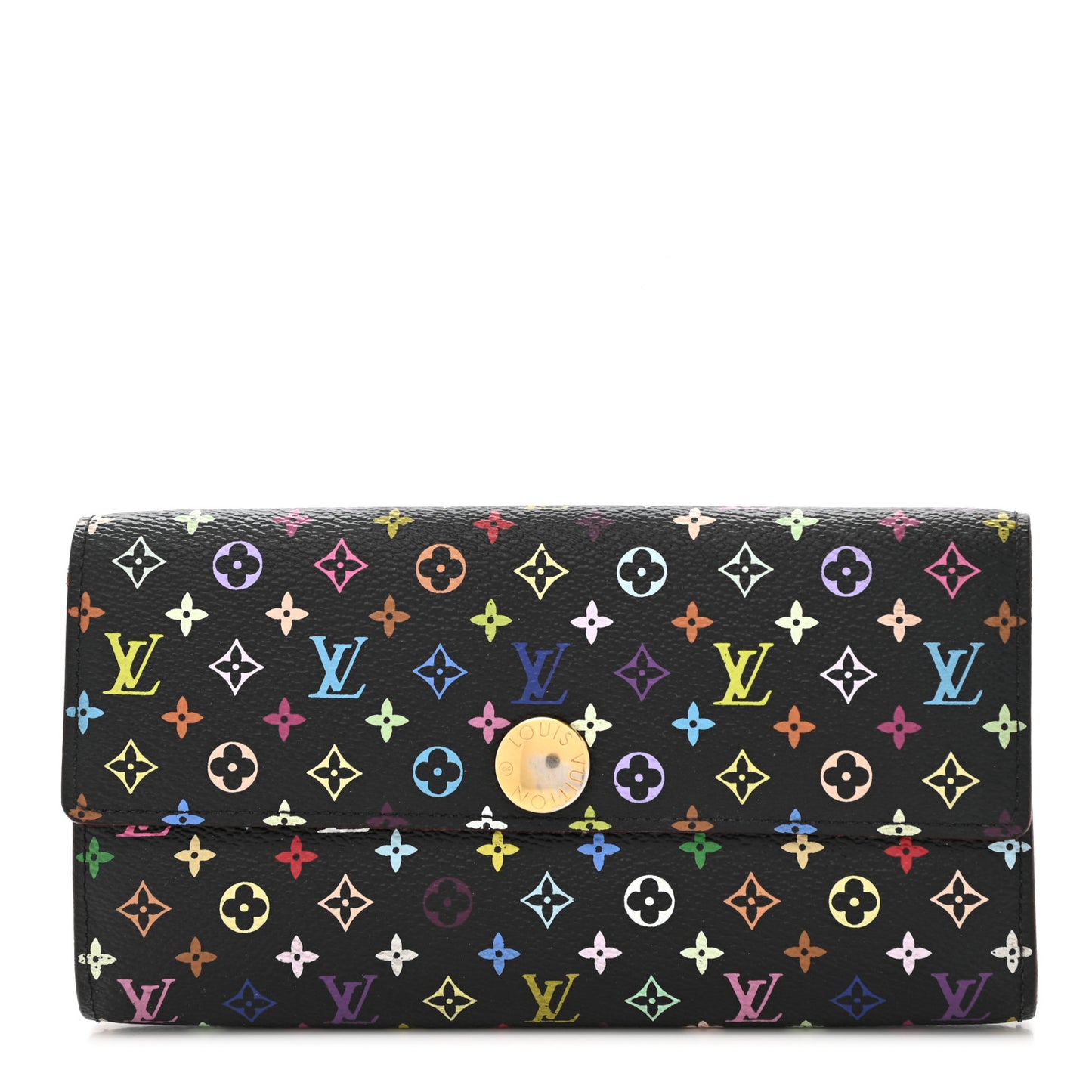 Monogram Multicolor Sarah Wallet Black Grenade