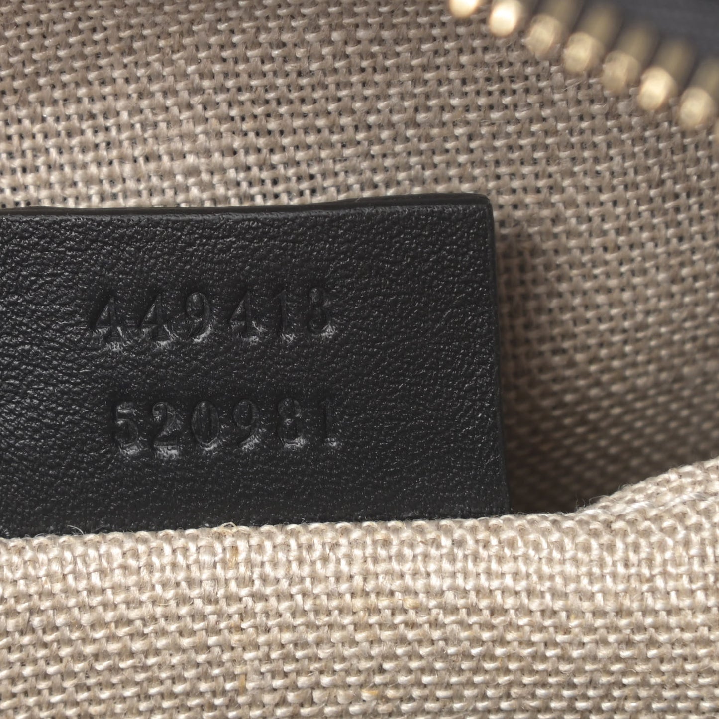Microguccissima Mini Bree Messenger Bag Black