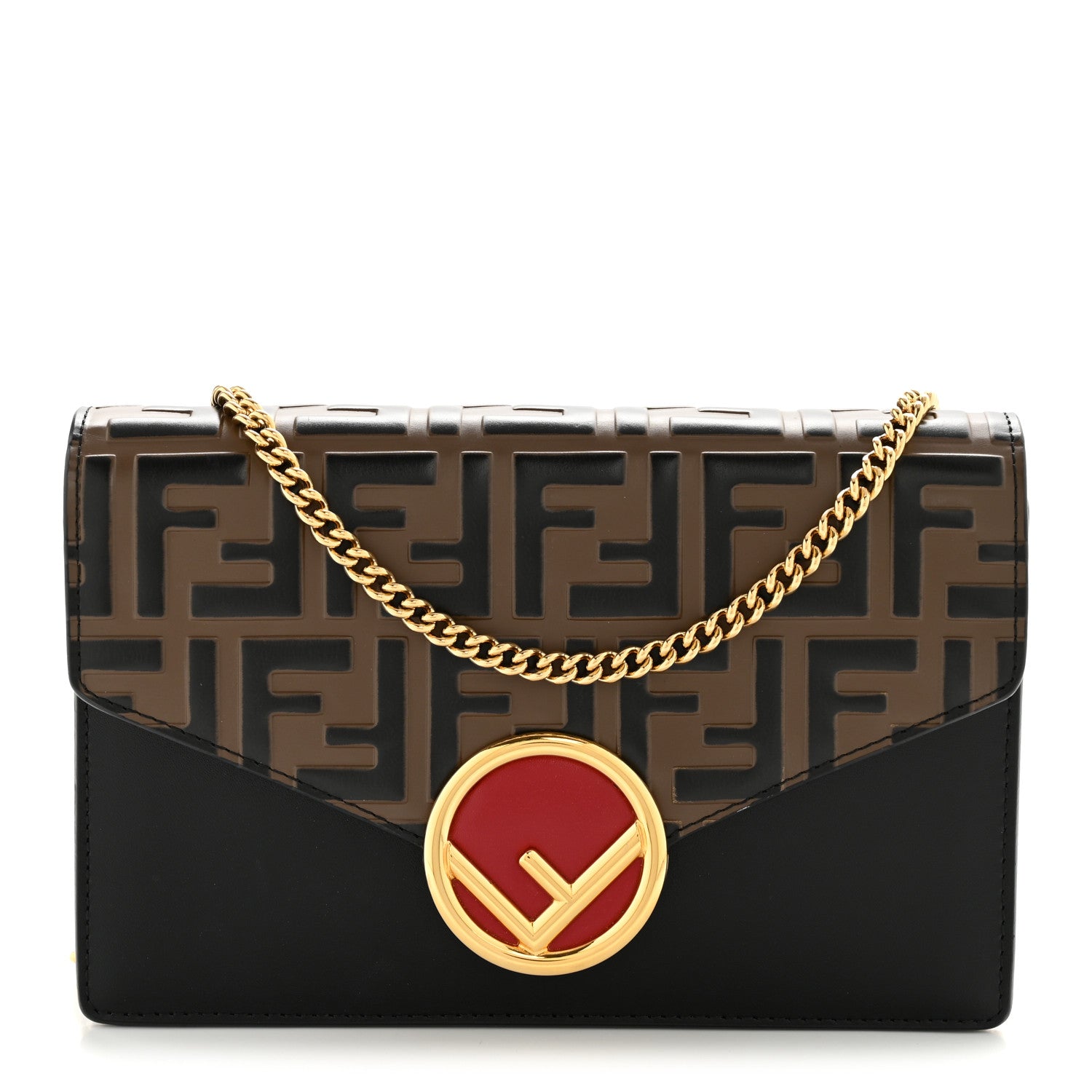 Fendi Vitello Cruise F is Fendi Bi-Color FF 1974 Embossed Medium