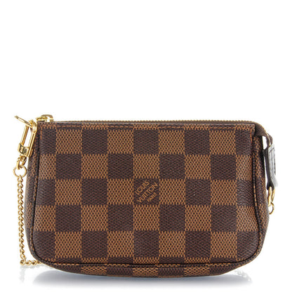 Louis Vuitton Damier Ebene Mini Pochette Accessories 1 of 7