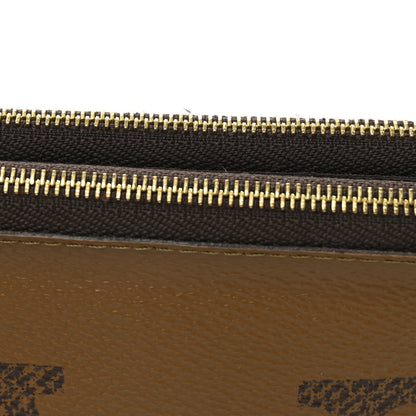 Louis Vuitton Reverse Monogram Giant Double Zip Pochette 12 of 12