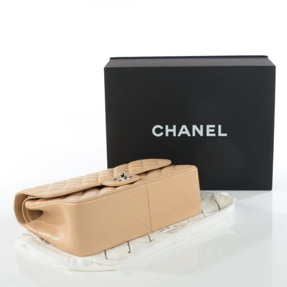 Chanel Caviar Quilted Jumbo Double Flap Beige Clair 4 of 8