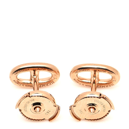 Hermes 18K Rose Gold TPM Farandole Stud Earrings 3 of 6
