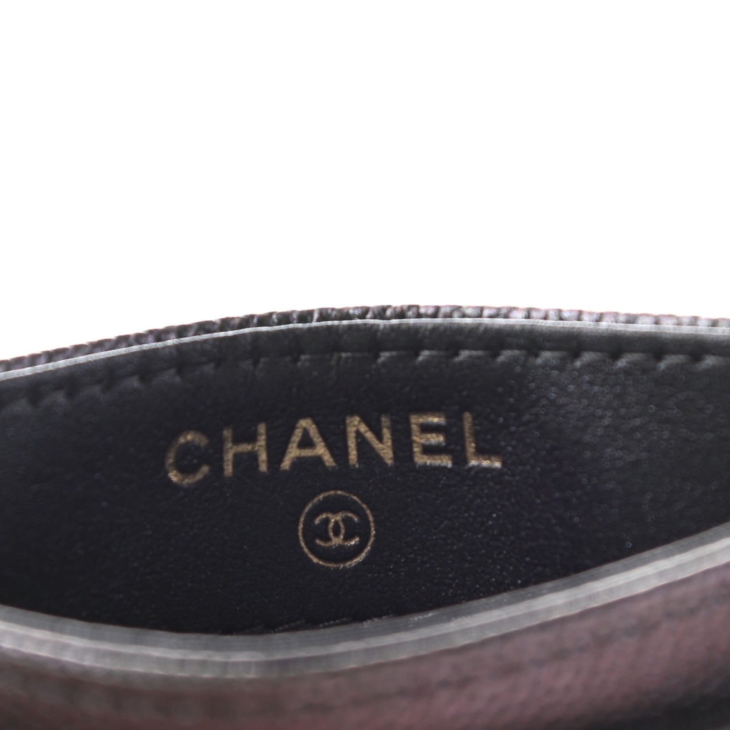 Chanel Iridescent Caviar Quilted Card Holder Black 6 of 8