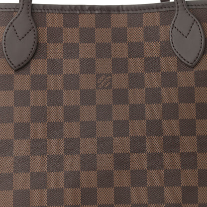 Louis Vuitton Damier Ebene Neo Neverfull MM Rose Ballerine 7 of 9