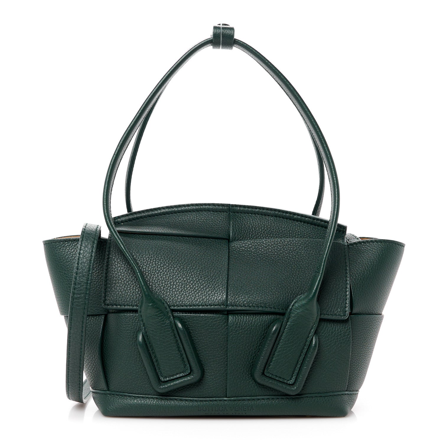 Bottega Veneta Grained Calfskin Maxi Intrecciato Mini Arco 33 Raintree 1 of 10