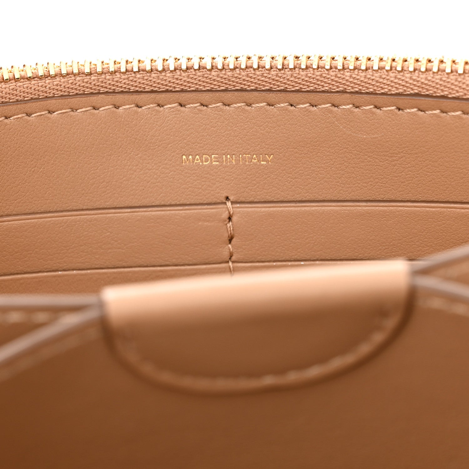 Burberry Calfskin Embossed Monogram Crossbody Light Camel 7 of 11