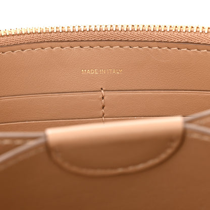 Burberry Calfskin Embossed Monogram Crossbody Light Camel 7 of 11