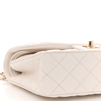 Chanel Caviar Quilted Small Double Flap White 9 of 10