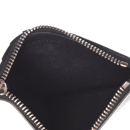 Saint Laurent Grained Calfskin 5 Fragments Zip Pouch Card Holder Black 5 of 7