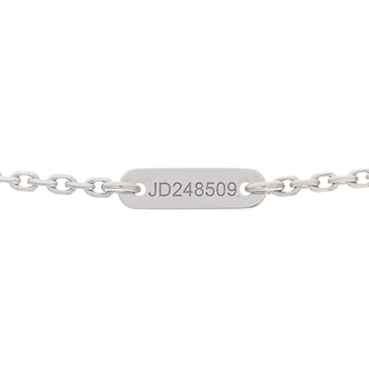 Van Cleef & Arpels 18K White Gold Diamond Sweet Alhambra Pendant Necklace 4 of 6